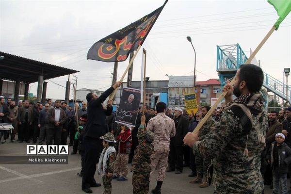 عزاداری هفتمین روز شهادت سردار سلیمانی در محمودآباد