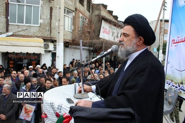 تجمع مردم گلوگاه به مناسبت بزرگداشت شهید سردار سلیمانی