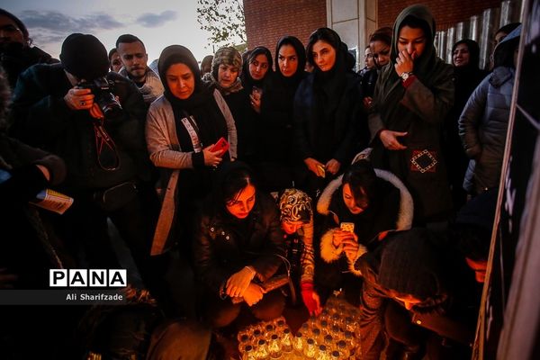 همدردی دانشجویان با خانواده جانباختگان هواپیمای اوکراینی
