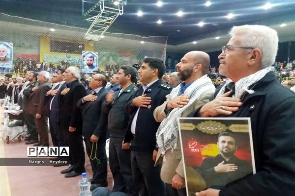 یادواره شهدای شهرستان امیدیه و آغاجاری و گرامیداشت سرداران محور مقاومت