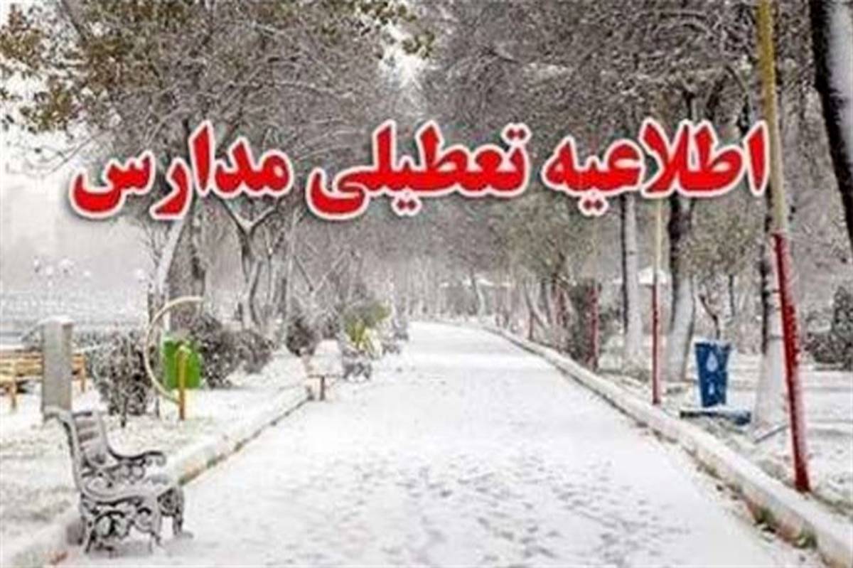 بارش برف مدارس شهرستان های استان تهران را تعطیل کرد
