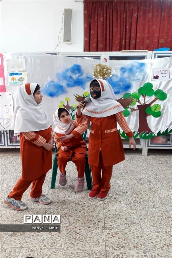 مراسم نواختن زنگ  هوای پاک در مدارس شهرستان امیدیه
