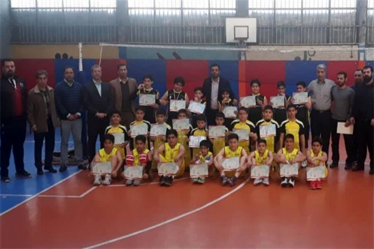 برگزاری مسابقات مینی والیبال پسران در شهرری