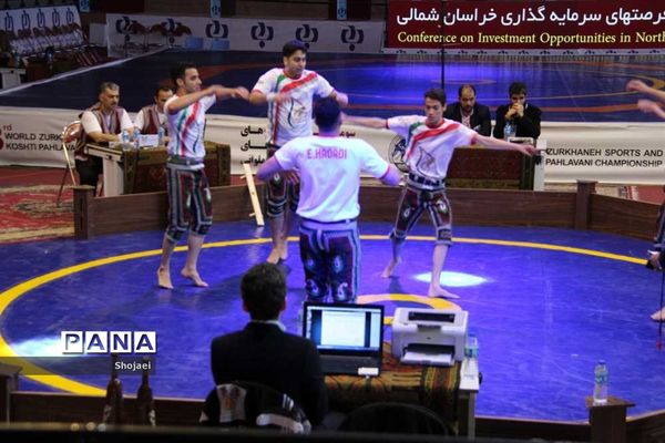 سومین دوره رقابت‌های جهانی ورزش‌های زورخانه‌ای کشتی پهلوانی در بجنورد