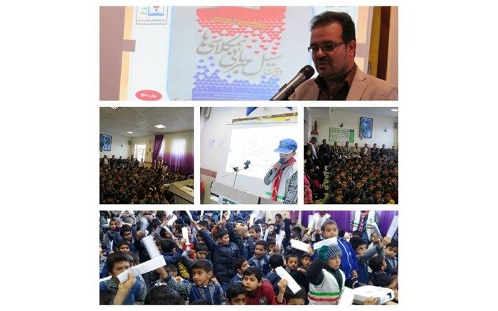 پویش سیل مهربانی همکلاسی ها در مدارس شهرستان درمیان برای کمک به سیل زدگان سیستان و بلوچستان