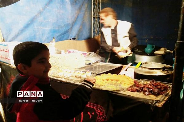 نمایشگاه یاس کبود در شهرستان امیدیه