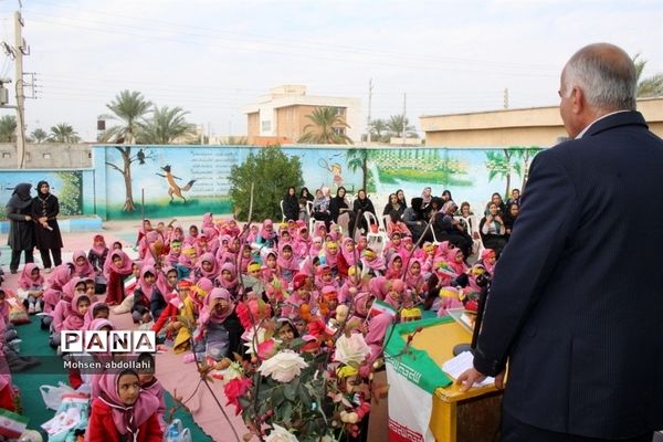 سیل مهربانی  در دبستان دخترانه شهید دانشگر سعدآباد