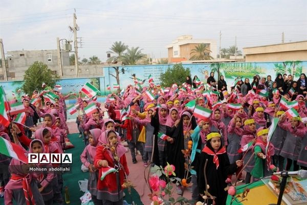 سیل مهربانی  در دبستان دخترانه شهید دانشگر سعدآباد