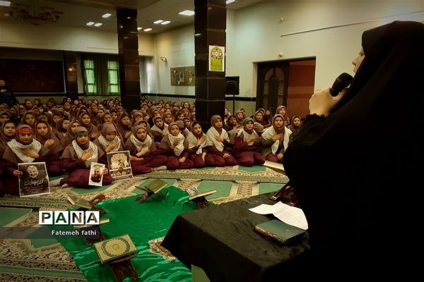مراسم سوگواری ایام فاطمیه در مدارس چهاردانگه