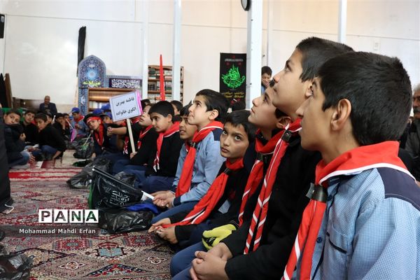 پویش دانش آموزی نوگلان فاطمی در آباده