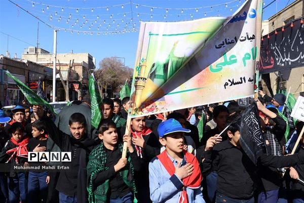 پویش دانش آموزی نوگلان فاطمی در آباده