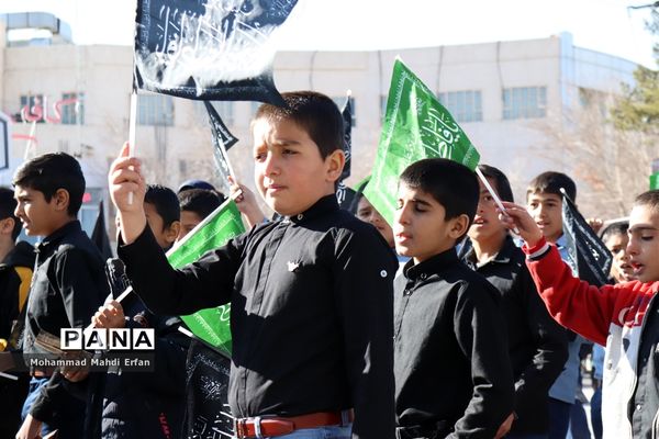 پویش دانش آموزی نوگلان فاطمی در آباده