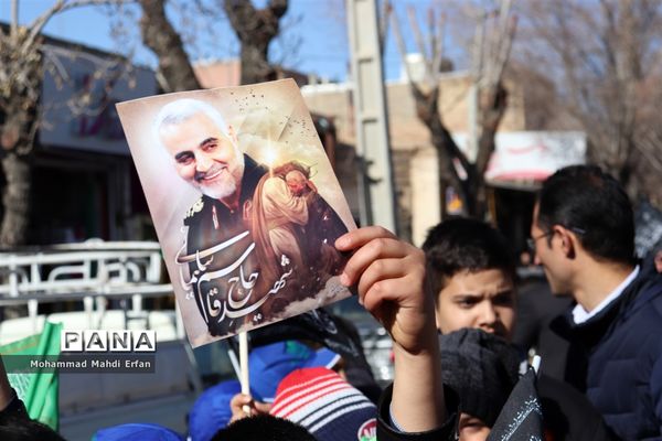 پویش دانش آموزی نوگلان فاطمی در آباده