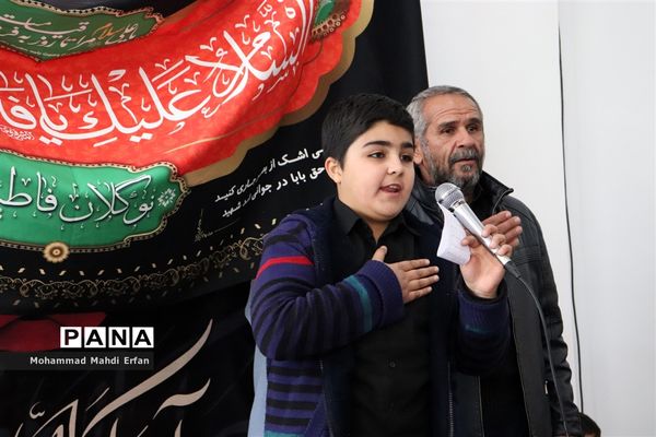 پویش دانش آموزی نوگلان فاطمی در آباده
