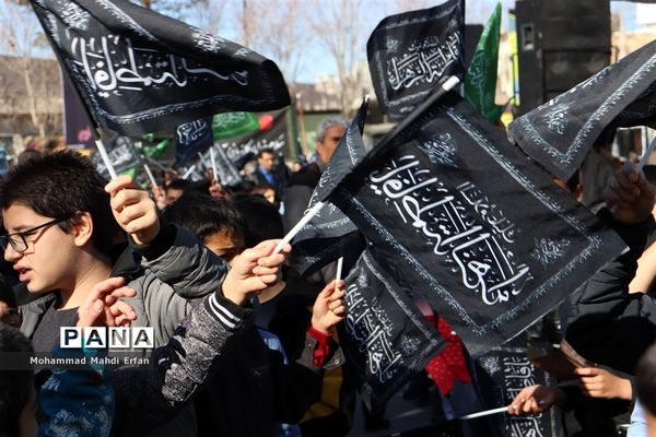 پویش دانش آموزی نوگلان فاطمی در آباده