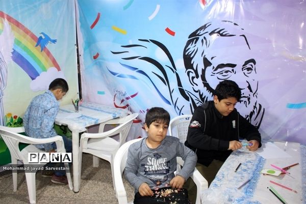 موکب بانوی بی حرم و غرفه نقاشی  فاطمیه در بوشهر