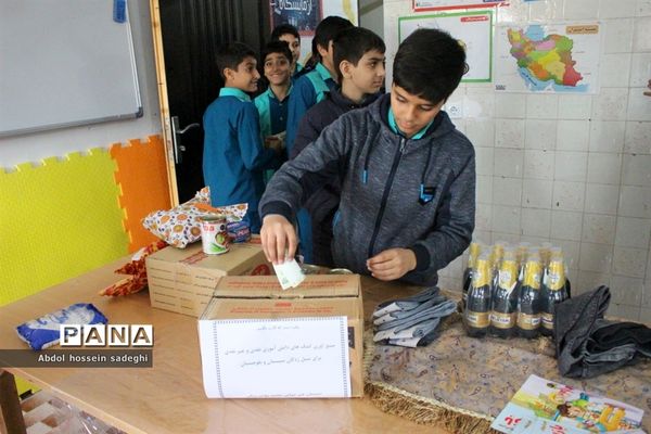 دومین سیل  مهربانی  دبستان محمد بیگی بوشهر