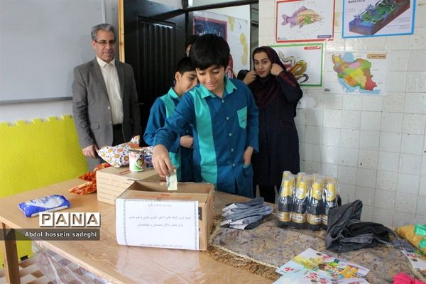 دومین سیل  مهربانی  دبستان محمد بیگی بوشهر