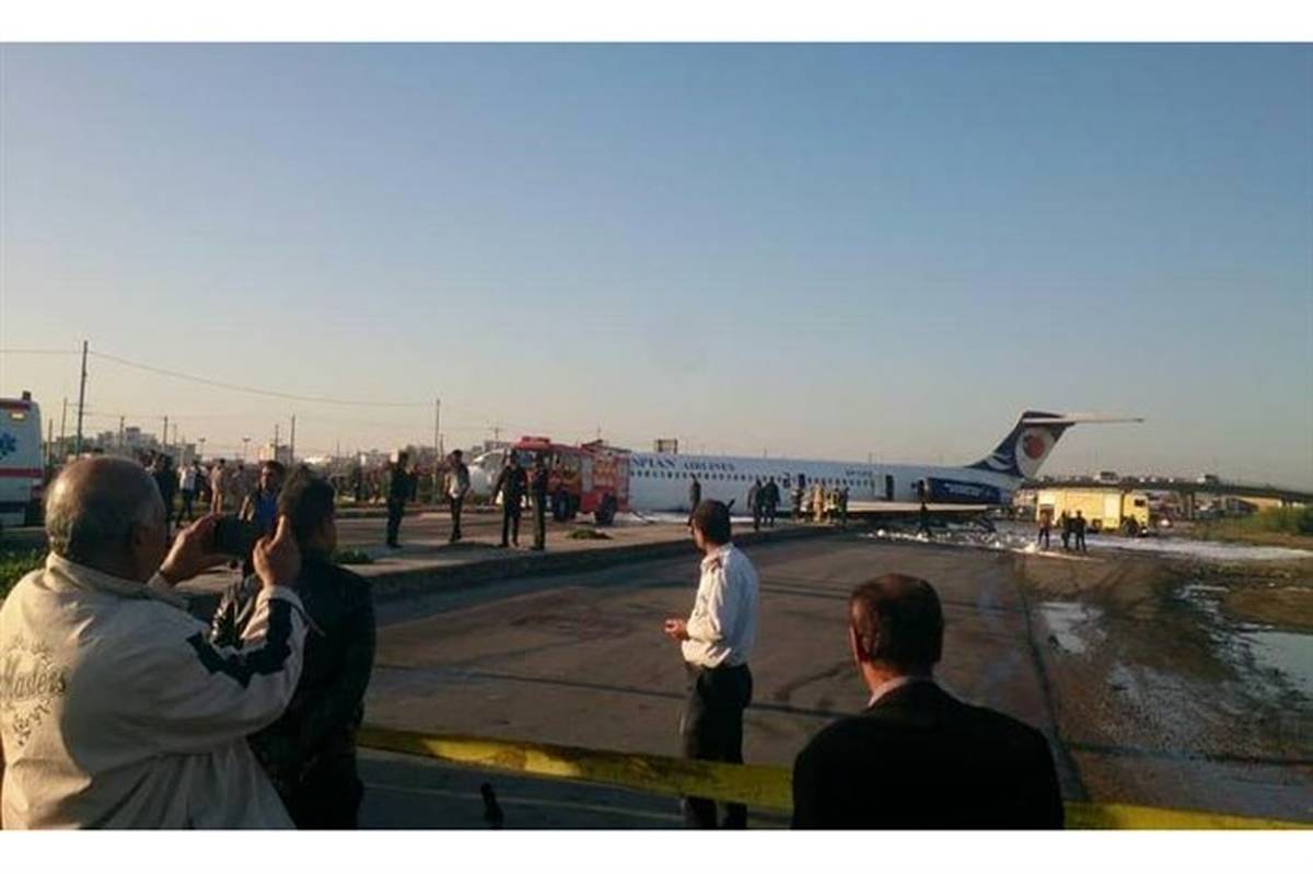 جزئیات تازه از خروج هواپیمای کاسپین از باند فرودگاه ماهشهر