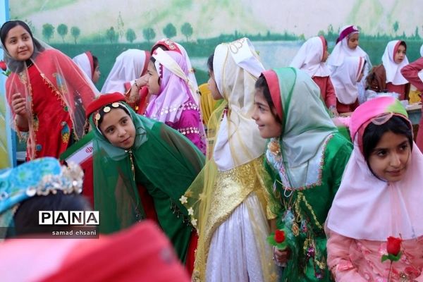 جشنواره فرهنگی بومی دبستان هیات امنایی شمس نجف آباد یاسوج