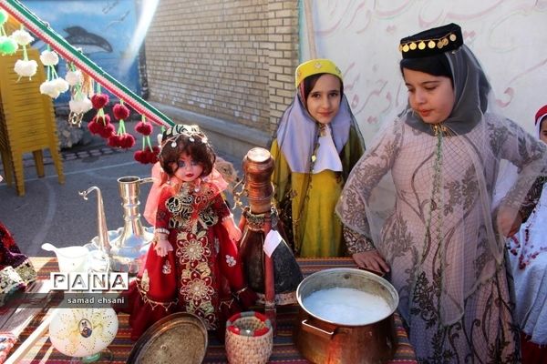 جشنواره فرهنگی بومی دبستان هیات امنایی شمس نجف آباد یاسوج