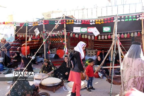 جشنواره فرهنگی بومی دبستان هیات امنایی شمس نجف آباد یاسوج