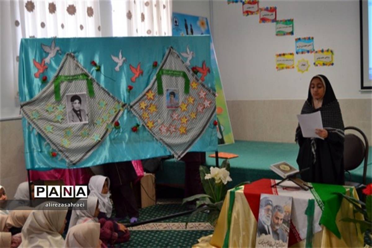 اجرای طرح لاله های روشن در آموزشگاه خاص قرآنی شهدای فرهنگی وعصمت وکیلی احمد آباد 