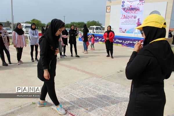 جشنواره ورزشی دا در رشته های هفت سنگ مهارتی و لی لی مرحله  در بوشهر