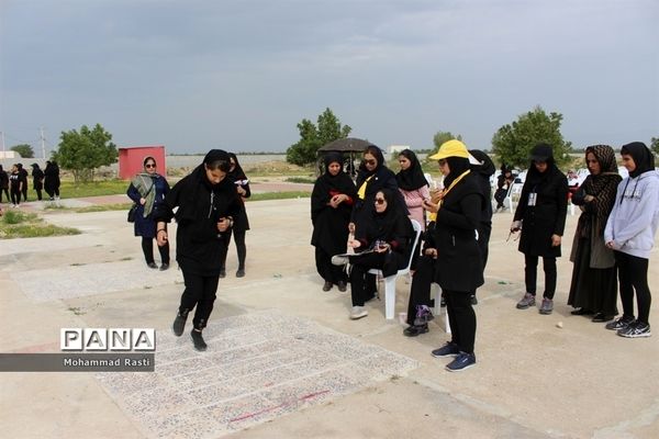 جشنواره ورزشی دا در رشته های هفت سنگ مهارتی و لی لی مرحله  در بوشهر