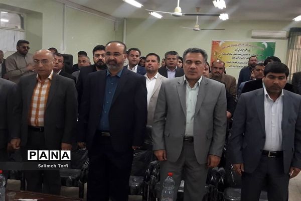 مراسم تکریم ومعارفه ریاست آموزش و پرورش شهرستان حمیدیه