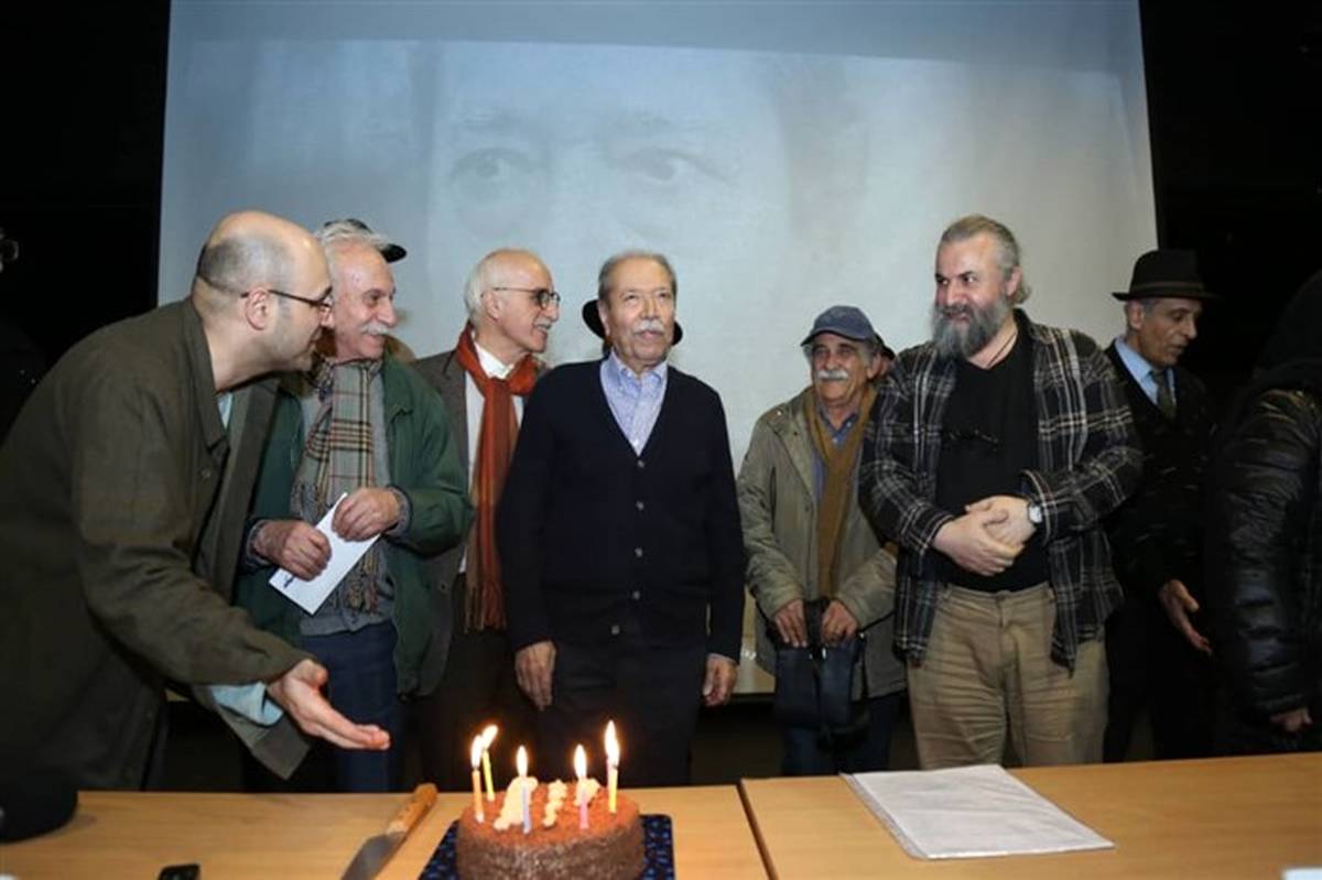 جشن تولد علی نصیریان در خانه تئاتر برگزار شد