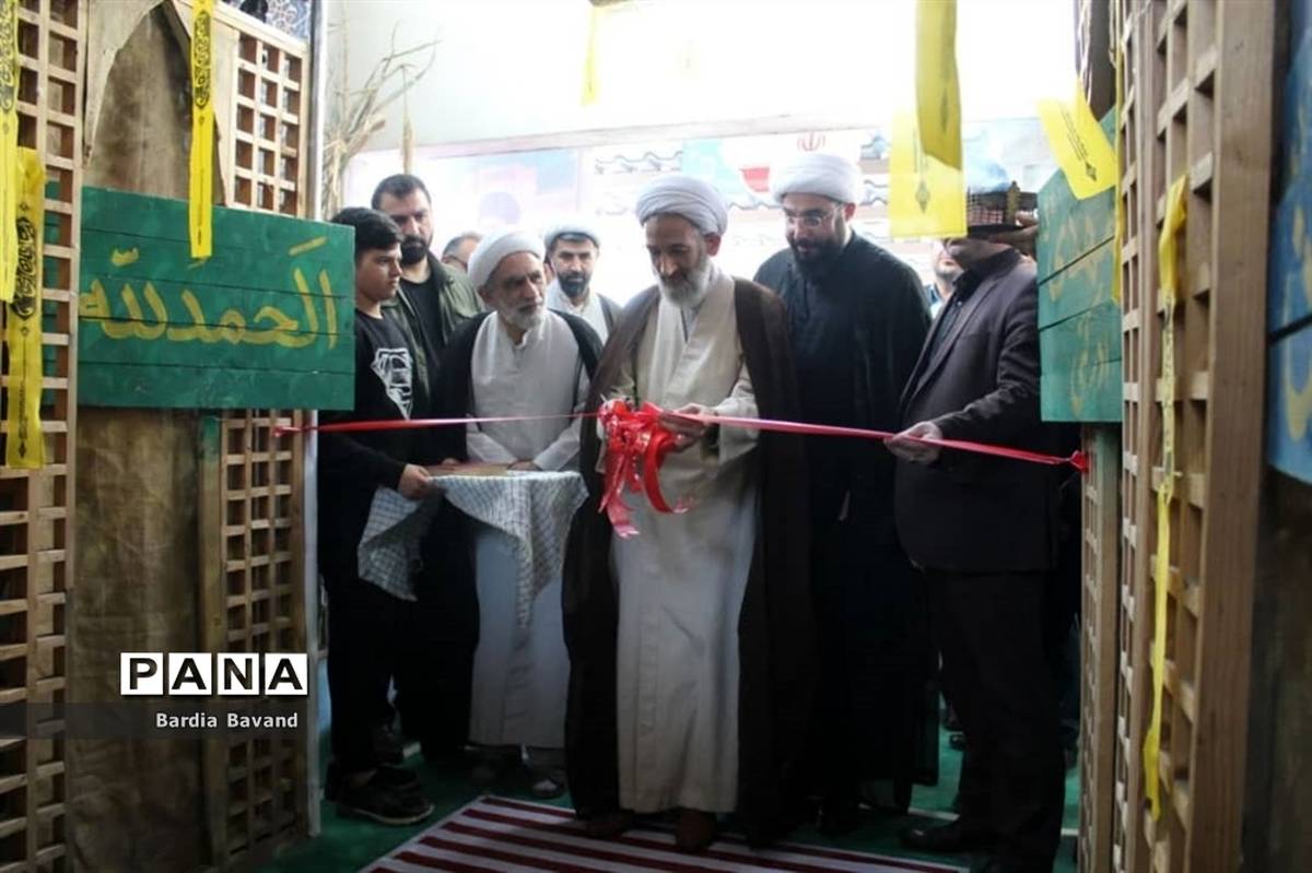 آیین افتتاح جشنواره نمایشگاه مدرسه انقلاب در قائم شهر