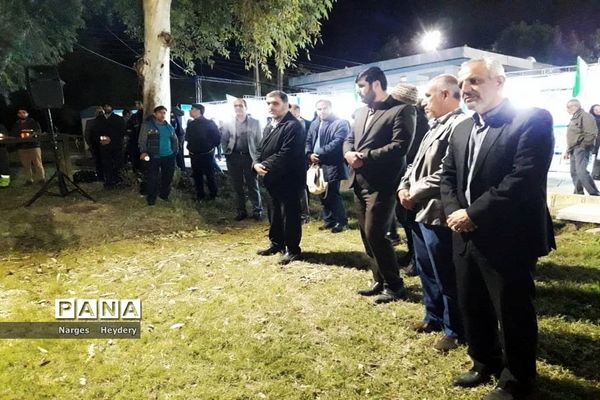 افتتاح سومین جشنواره فرهنگی ورزشی و  نمایشگاه فجر انقلاب در شهرستان امیدیه