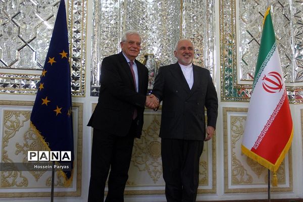 دیدار جوزف بورل هماهنگ کننده عالی سیاست خارجی اتحادیه اروپا با ظریف