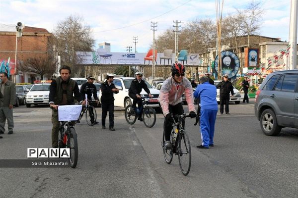 همایش دوچرخه‌سواری در ساری