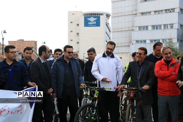 همایش دوچرخه‌سواری در ساری