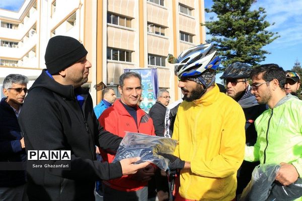 همایش دوچرخه‌سواری در ساری