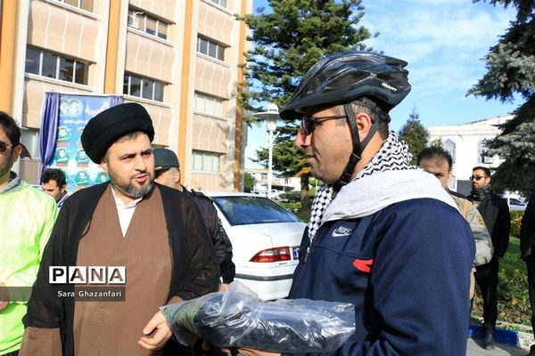 همایش دوچرخه‌سواری در ساری
