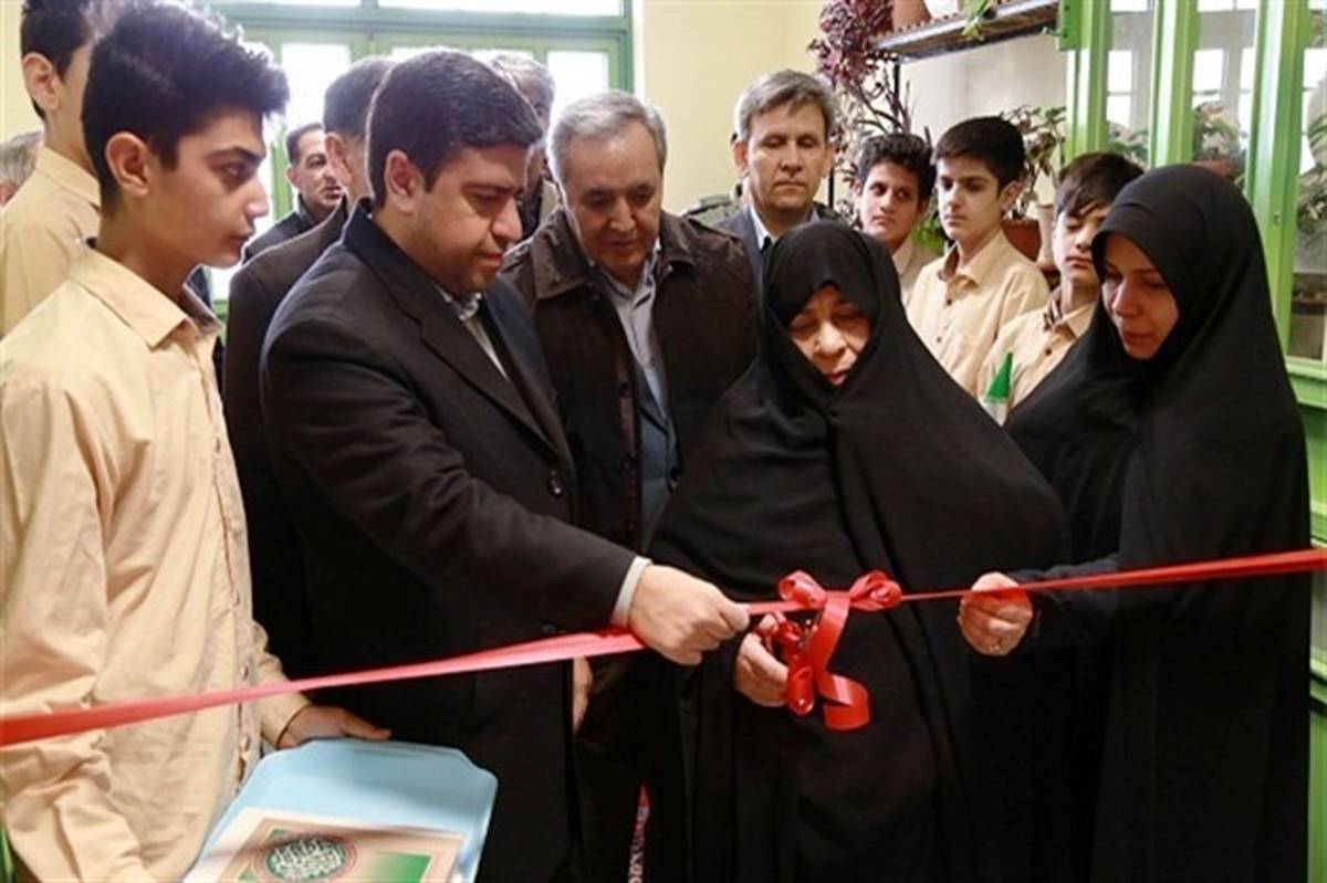 افتتاح آموزشگاه 6 کلاسه شهید مدافع حرم هاشم دهقانی نیا ناحیه یک اردبیل