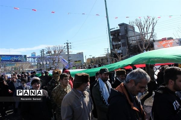 شور حضور مردم اسلامشهردر راهپیمایی یوم الله 22 بهمن