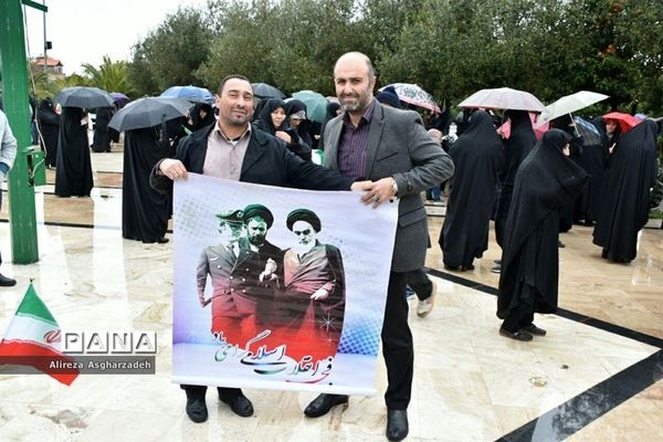 راه‌پیمایی  یوم الله 22 بهمن در بابلسر