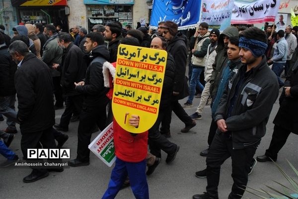 راهپیمایی باشکوه 22 بهمن در تایباد