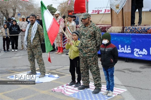 راهپیمایی باشکوه 22 بهمن در تایباد