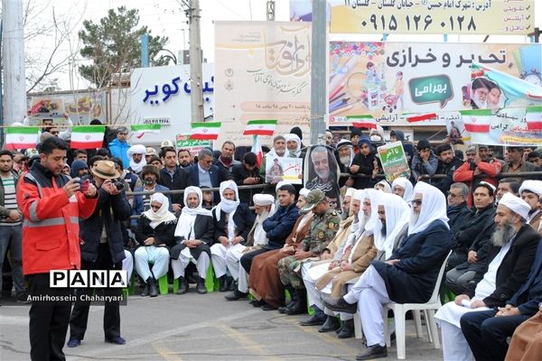 راهپیمایی باشکوه 22 بهمن در تایباد