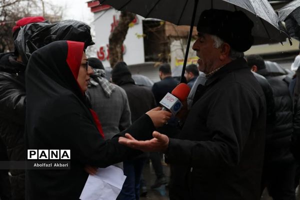 راه‌پیمایی مردم ساری در روز ۲۲ بهمن