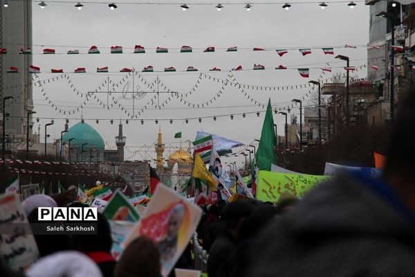راهپیمایی یوم الله 22 بهمن ماه  در مشهد