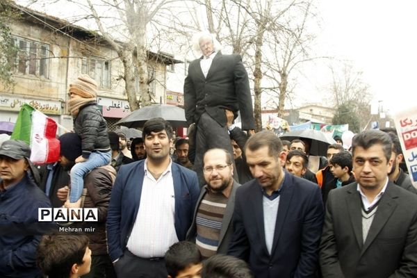 راهپیمایی پرشور 22 بهمن در گلستان