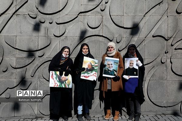 راهپیمایی باشکوه ۲۲ بهمن در تهران