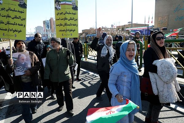 راهپیمایی باشکوه ۲۲ بهمن در تهران