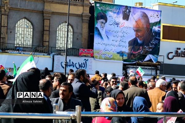 اربعین سردار شهید حاج قاسم سلیمانی همزمان با راهپیمایی چهل و یکمین سال پیروزی انقلاب اسلامی